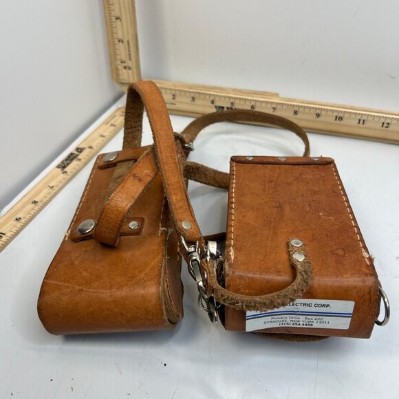 BEHA Cable Meter Kay-R Electric Corp Leather Case Electrician Wire Gauge Tool - Picture 2 of 7
